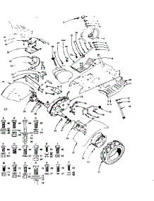 Steering And Final Drive parts for Craftsman Front-Engine Lawn Tractor 917257130 from AppliancePartsPros.com