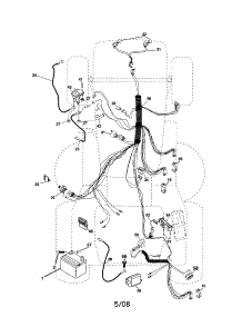 Electrical parts for Craftsman Front-Engine Lawn Tractor 917257150 from AppliancePartsPros.com