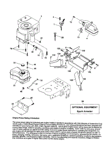 Engine parts for Craftsman Front-Engine Lawn Tractor 917257150 from AppliancePartsPros.com