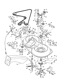 Mower parts for Craftsman Front-Engine Lawn Tractor 917257150 from AppliancePartsPros.com