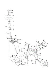 Steering parts for Craftsman Front-Engine Lawn Tractor 917257160 from AppliancePartsPros.com