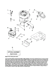 Engine parts for Craftsman Front-Engine Lawn Tractor 917257160 from AppliancePartsPros.com