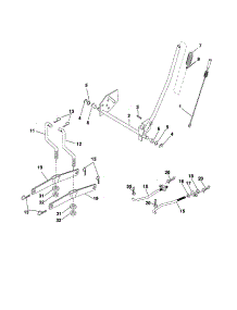 Mower Lift parts for Craftsman Front-Engine Lawn Tractor 917257161 from AppliancePartsPros.com
