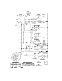 Schematic Diagram-Tractor parts for Craftsman Front-Engine Lawn Tractor 917257161 from AppliancePartsPros.com