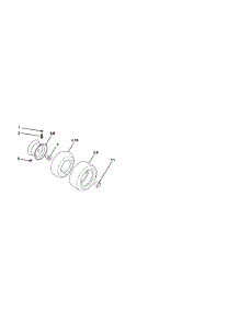 Wheels And Tires parts for Craftsman Front-Engine Lawn Tractor 917257170 from AppliancePartsPros.com