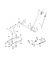 Mower Lift parts for Craftsman Front-Engine Lawn Tractor 917257170 from AppliancePartsPros.com