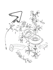 Mower parts for Craftsman Front-Engine Lawn Tractor 917257170 from AppliancePartsPros.com