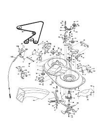 Mower parts for Craftsman Front-Engine Lawn Tractor 917257190 from AppliancePartsPros.com