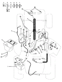 Electrical parts for Craftsman Front-Engine Lawn Tractor 917257210 from AppliancePartsPros.com