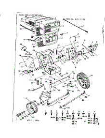 10 Garden Tractor / Hood, Grill And Front Axle parts for Craftsman Front-Engine Lawn Tractor 91725722 from AppliancePartsPros.com