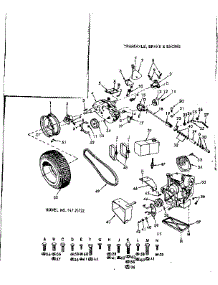 10 Garden Tractor / Transaxle, Brake And Engine parts for Craftsman Front-Engine Lawn Tractor 91725722 from AppliancePartsPros.com