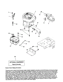 Engine parts for Craftsman Front-Engine Lawn Tractor 917257240 from AppliancePartsPros.com