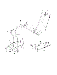 Mower Lift parts for Craftsman Front-Engine Lawn Tractor 917257240 from AppliancePartsPros.com