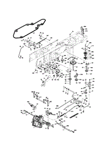 Drive parts for Craftsman Front-Engine Lawn Tractor 917257241 from AppliancePartsPros.com