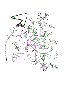 Mower parts for Craftsman Front-Engine Lawn Tractor 917257241 from AppliancePartsPros.com