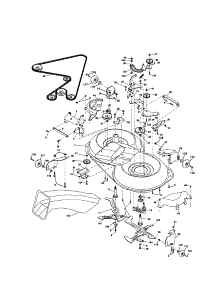 Mower parts for Craftsman Front-Engine Lawn Tractor 917257250 from AppliancePartsPros.com