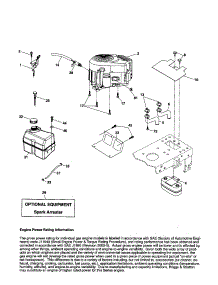 Engine parts for Craftsman Front-Engine Lawn Tractor 917257251 from AppliancePartsPros.com