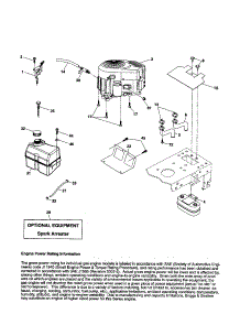 Engine parts for Craftsman Front-Engine Lawn Tractor 917257252 from AppliancePartsPros.com