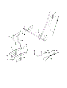Mower Lift parts for Craftsman Front-Engine Lawn Tractor 917257252 from AppliancePartsPros.com