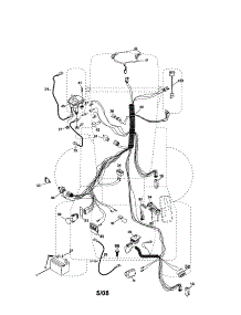 Electrical parts for Craftsman Front-Engine Lawn Tractor 917257260 from AppliancePartsPros.com