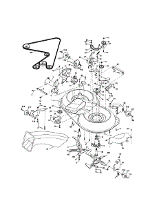 Mower parts for Craftsman Front-Engine Lawn Tractor 917257260 from AppliancePartsPros.com