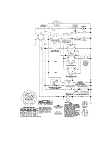 Schematic Diagram-Tractor parts for Craftsman Front-Engine Lawn Tractor 917257260 from AppliancePartsPros.com