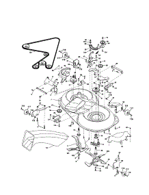 Mower parts for Craftsman Front-Engine Lawn Tractor 917257261 from AppliancePartsPros.com
