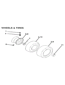 Wheels & Tires parts for Craftsman Front-Engine Lawn Tractor 917257280 from AppliancePartsPros.com