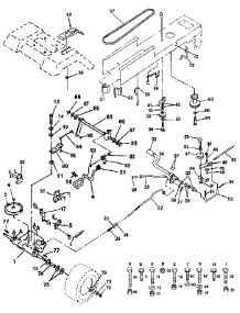 Drive parts for Craftsman Front-Engine Lawn Tractor 917257281 from AppliancePartsPros.com