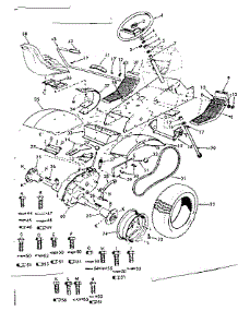 Drive Assembly parts for Craftsman Front-Engine Lawn Tractor 91725730 from AppliancePartsPros.com
