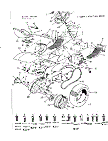 12 Tractor / Steering, And Final Drive parts for Craftsman Front-Engine Lawn Tractor 91725733 from AppliancePartsPros.com