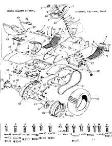 12 Tractor / Steering And Final Drive parts for Craftsman Front-Engine Lawn Tractor 91725734 from AppliancePartsPros.com