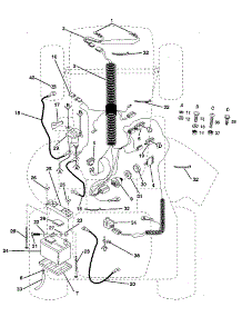Electrical parts for Craftsman Front-Engine Lawn Tractor 917257350 from AppliancePartsPros.com
