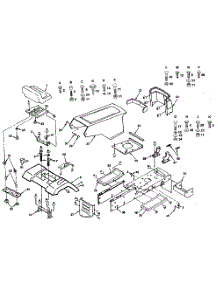 Chassis parts for Craftsman Front-Engine Lawn Tractor 917257350 from AppliancePartsPros.com