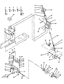 Steering And Front Axle parts for Craftsman Front-Engine Lawn Tractor 917257350 from AppliancePartsPros.com