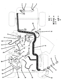 Electrical parts for Craftsman Front-Engine Lawn Tractor 917257360 from AppliancePartsPros.com