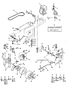 Drive parts for Craftsman Front-Engine Lawn Tractor 917257360 from AppliancePartsPros.com