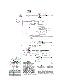 Schematic Diagram-Tractor parts for Craftsman Front-Engine Lawn Tractor 917257400 from AppliancePartsPros.com