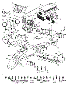 Main Frame parts for Craftsman Front-Engine Lawn Tractor 91725741 from AppliancePartsPros.com