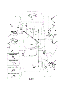 Electrical parts for Craftsman Front-Engine Lawn Tractor 917257410 from AppliancePartsPros.com