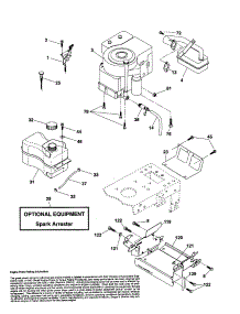 Engine parts for Craftsman Front-Engine Lawn Tractor 917257410 from AppliancePartsPros.com