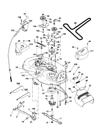 Mower parts for Craftsman Front-Engine Lawn Tractor 917257410 from AppliancePartsPros.com