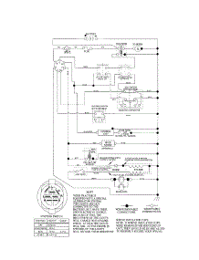 Schematic Diagram-Tractor parts for Craftsman Front-Engine Lawn Tractor 917257410 from AppliancePartsPros.com