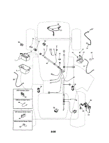 Electrical parts for Craftsman Front-Engine Lawn Tractor 917257431 from AppliancePartsPros.com