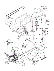 Drive parts for Craftsman Front-Engine Lawn Tractor 917257431 from AppliancePartsPros.com