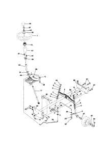 Steering parts for Craftsman Front-Engine Lawn Tractor 917257431 from AppliancePartsPros.com