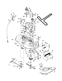 Mower parts for Craftsman Front-Engine Lawn Tractor 917257431 from AppliancePartsPros.com