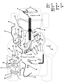 Electrical parts for Craftsman Front-Engine Lawn Tractor 917257470 from AppliancePartsPros.com