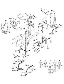 Lift Adjustment parts for Craftsman Front-Engine Lawn Tractor 917257470 from AppliancePartsPros.com