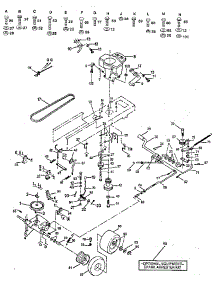 Drive parts for Craftsman Front-Engine Lawn Tractor 917257480 from AppliancePartsPros.com